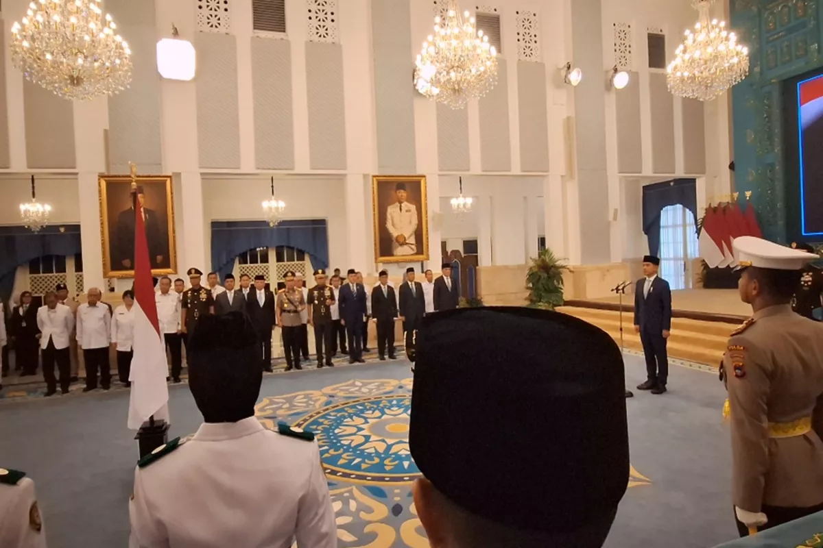 Gibran Kukuhkan 76 Paskibraka Nasional, Siap Kibarkan Merah Putih di Istana