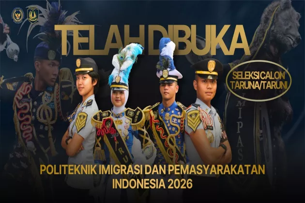 Kemenimipas Buka 405 Formasi Poltekimipas 2026, Pendaftaran Mulai 18 Agustus