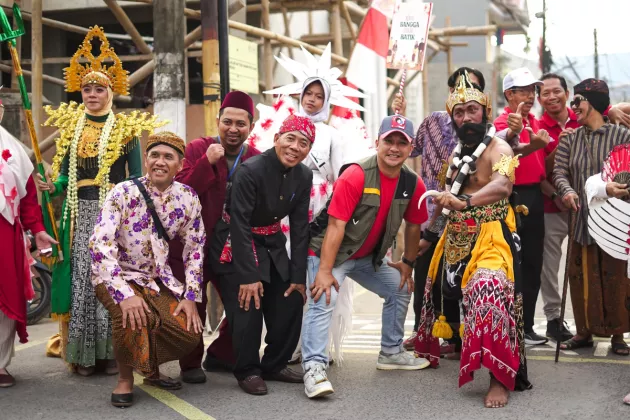 Karnaval HUT ke-81 RI di Kelapa Dua Tangerang Meriah, Warga Tampil Kreatif