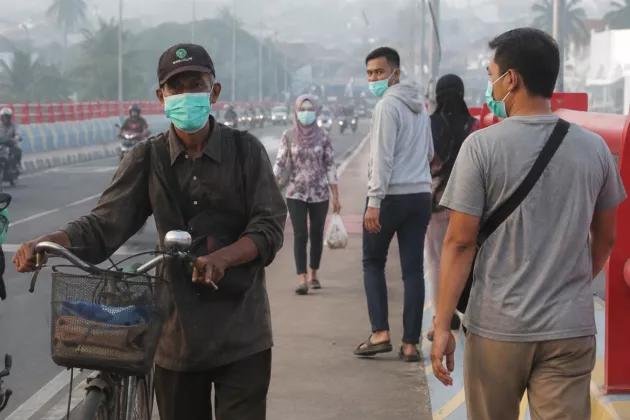 Udara Palembang Tak Sehat, BMKG Imbau Warga Pakai Masker Saat Keluar Rumah