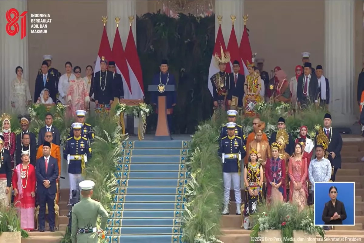 Upacara HUT ke-81 RI Dimulai, Presiden Prabowo Pimpin Peringatan Detik-Detik Proklamasi