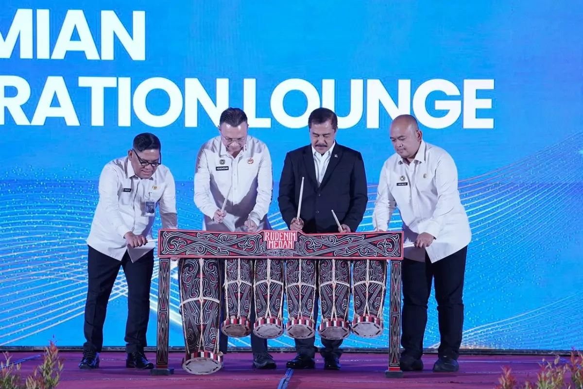 Menteri Imipas Resmikan 3 Immigration Lounge, 53 PIMPASA Dikukuhkan di Sumut