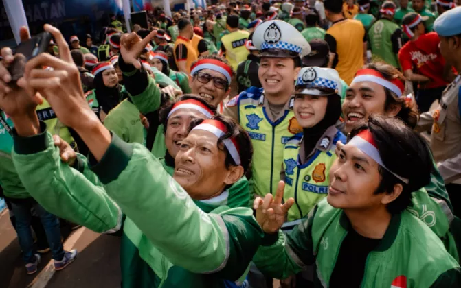 Kopdar Kebangsaan “Jaga Jakarta”, Polda Metro Gandeng Ojol dan Komunitas Otomotif