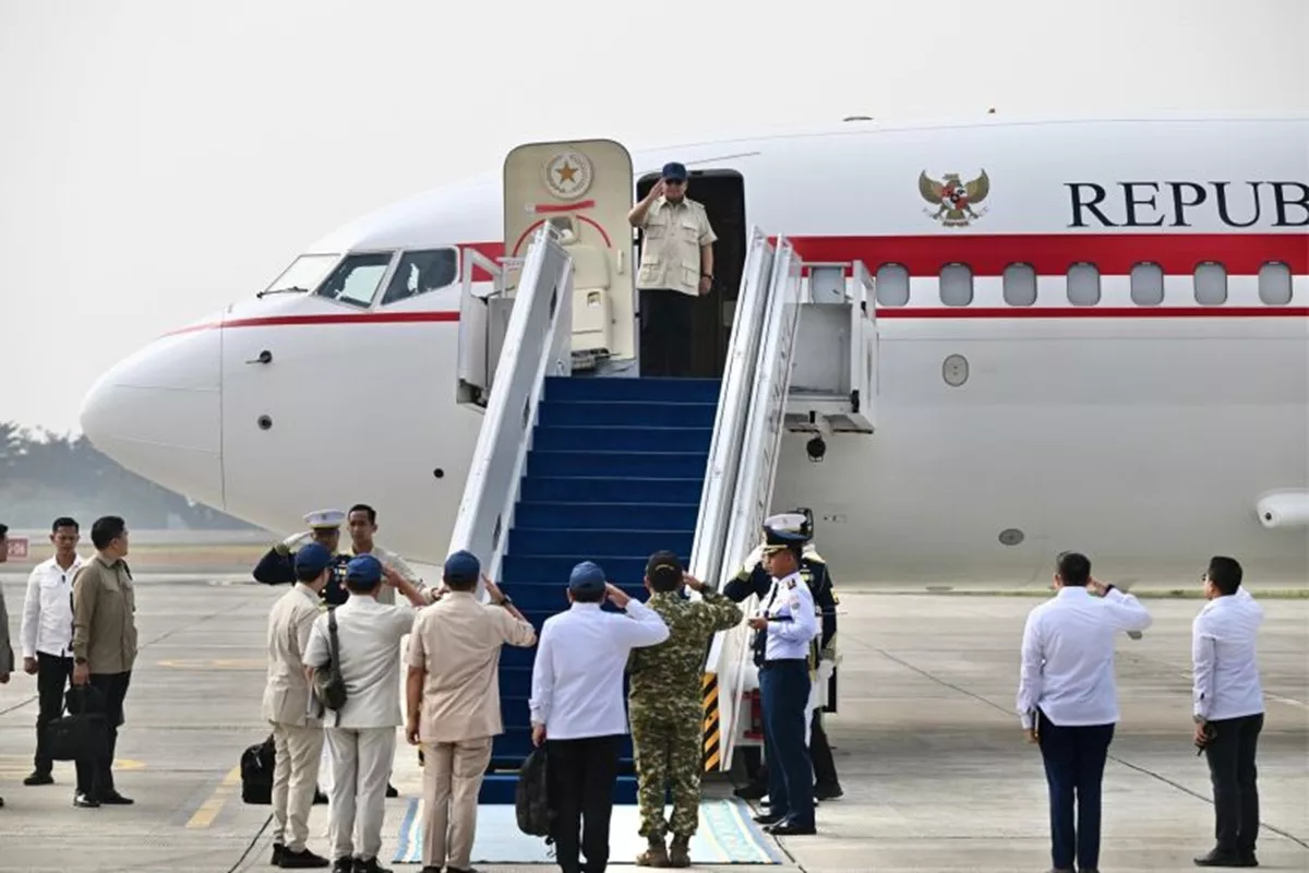 Presiden Prabowo Bertolak ke Sumatera, Tinjau Karhutla dan Perkuat Pencegahan Kebakaran