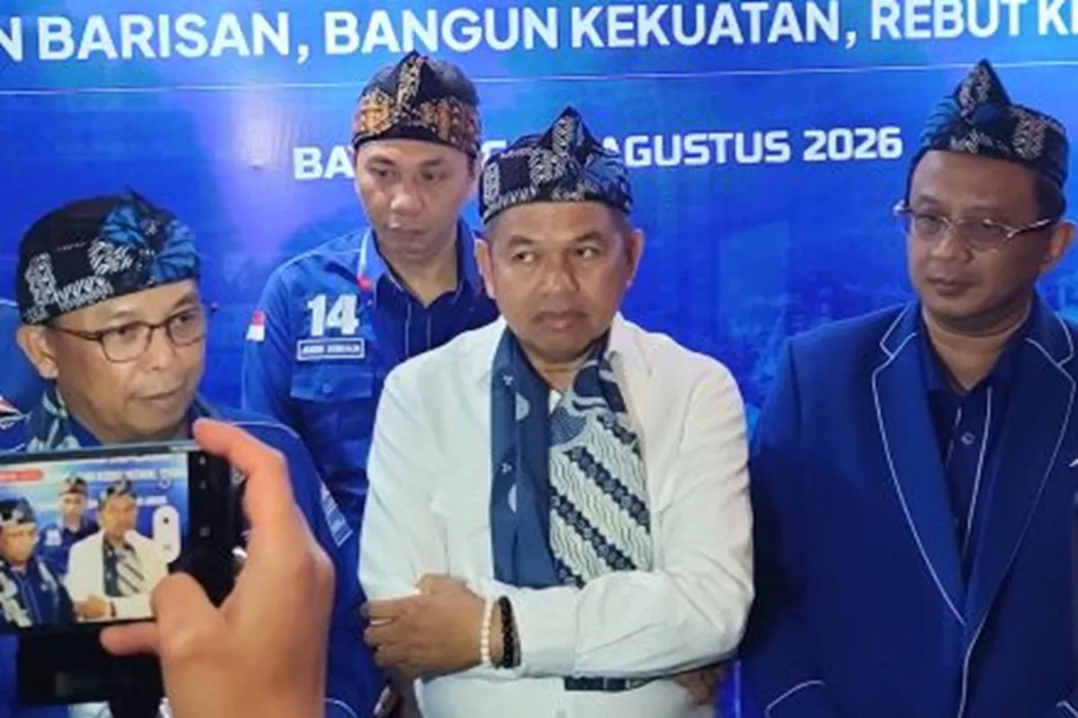 Hadir di Musda Demokrat Jabar, KDM Minta Parpol Kawal Pembangunan di Tanah Pasundan