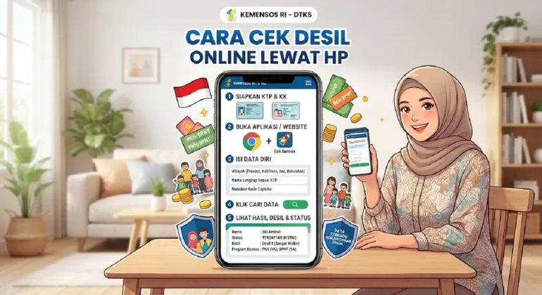 Cara Cek Desil Online Lewat HP untuk Ketahui Status Bansos PKH dan BPNT