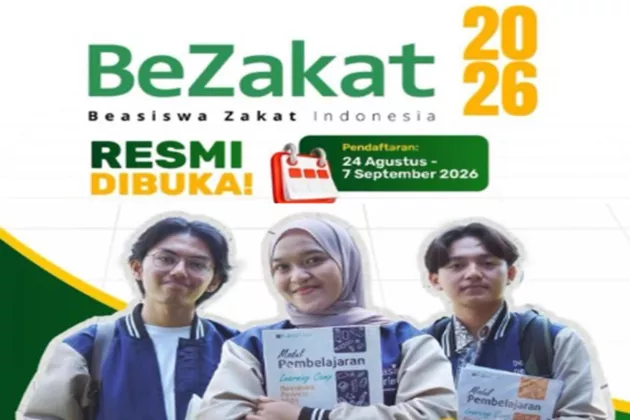 Pendaftaran Beasiswa BeZakat 2026 Kemenag Resmi Dibuka, Cek Syarat Lengkap dan Cara Daftarnya!