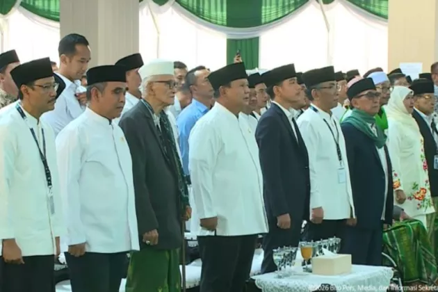 Prabowo dan Gibran Hadiri Pembukaan Muktamar ke-35 NU di Jombang