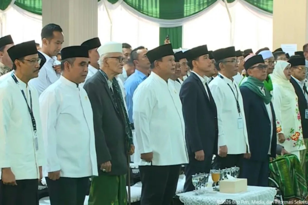 Prabowo dan Gibran Hadiri Pembukaan Muktamar ke-35 NU di Jombang