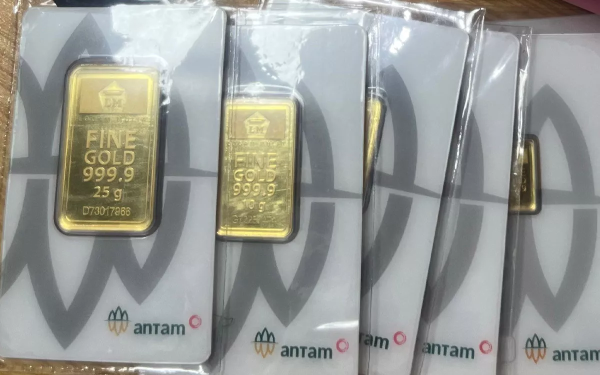 Turun Rp5.000 per Gram, Ini Daftar Lengkap Harga Emas Antam Terbaru