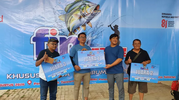 Turnamen Mancing Fin Strike Berakhir, Perwakilan Forwakum Sabet Juara 1 dengan 17 Ekor Ikan
