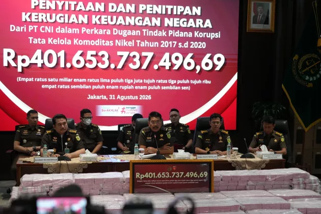 Kejagung Sita Rp401 Miliar dari PT CNI, Kasus Nikel Gempar!