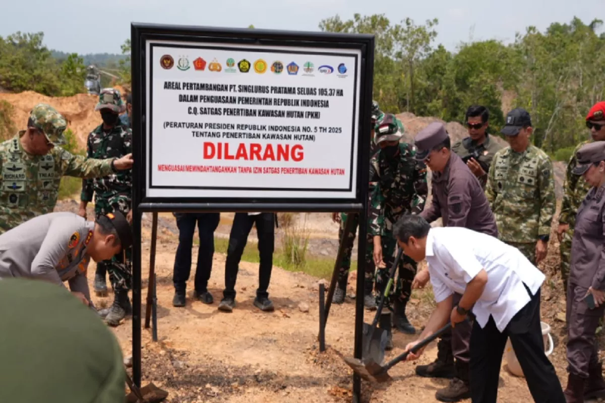 Penyangga IKN Disikat Satgas PKH, Tambang Batu Bara Ilegal PT SLP Kena Denda Rp147 Miliar!