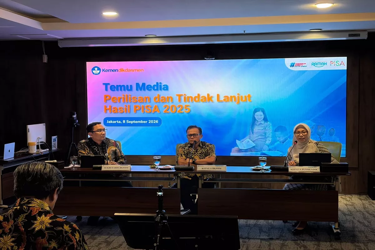 Skor PISA 2025 Indonesia Naik, Literasi dan Sains Siswa Meningkat