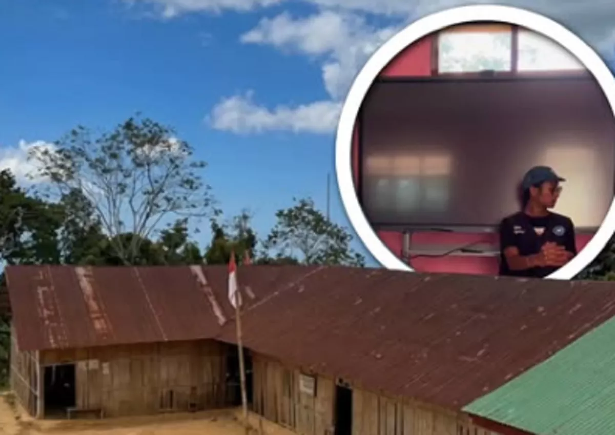 Viral Sekolah Berdinding Bambu Tanpa Listrik Dapat Bantuan Smart TV, Guru Ungkap Kenyataan Pahit