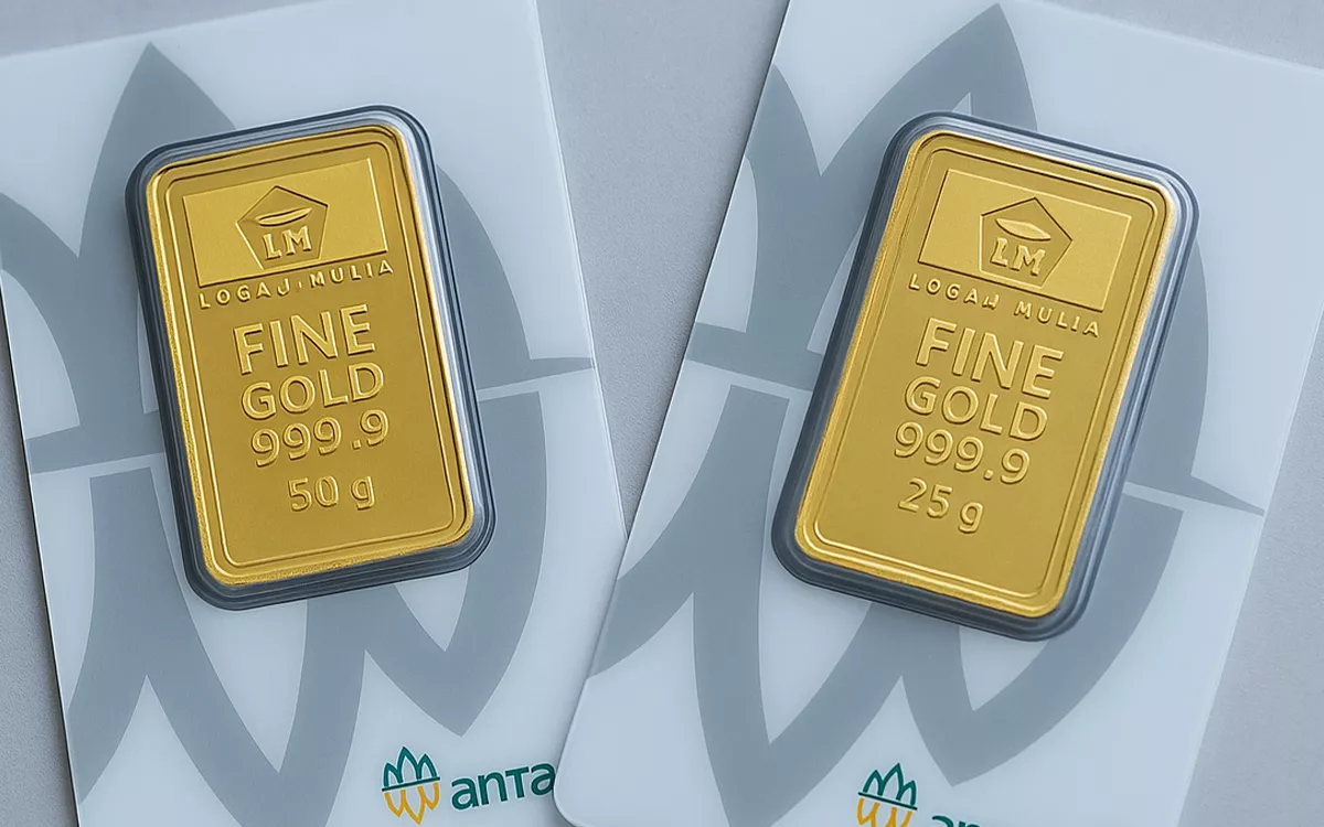 Harga Emas Antam Naik Rp3.000, Tembus Rp2,63 Juta per Gram