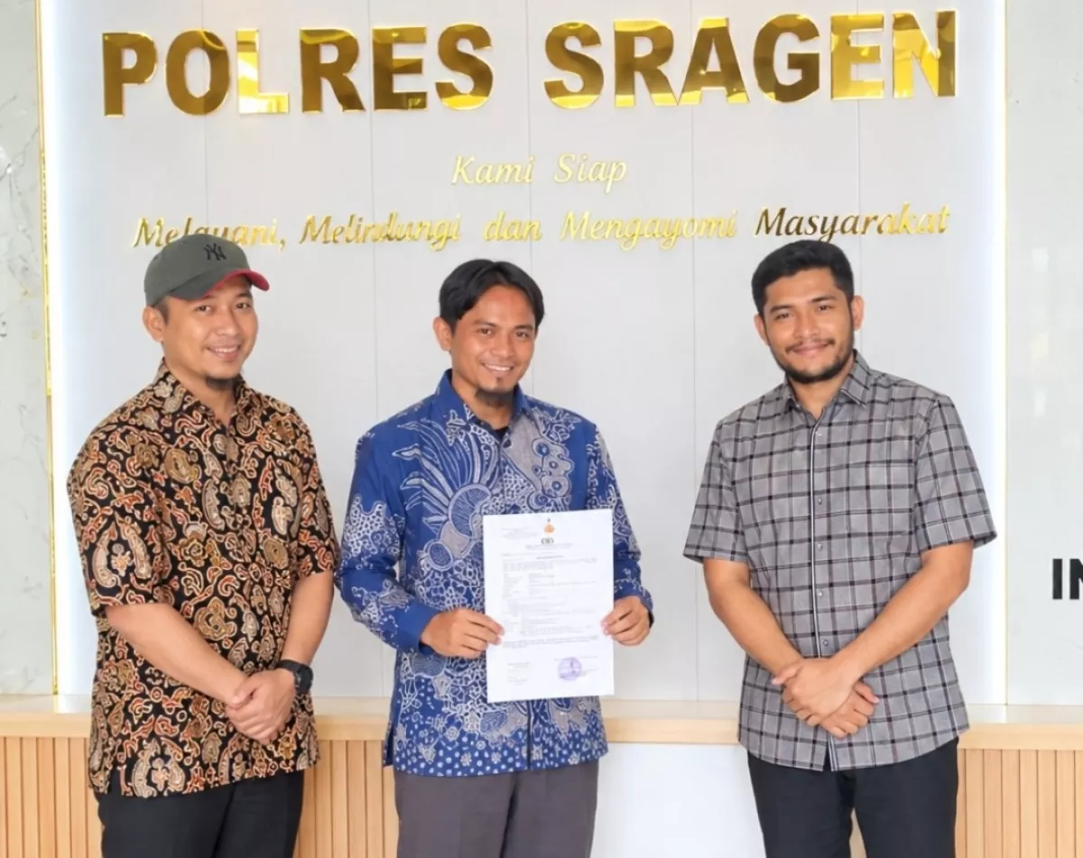 Dugaan Penggelapan Mobil Yayasan Dakwah Islam Cahaya Ilmu Dilaporkan ke Polres Sragen