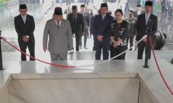 Usai Pimpin Upacara Hari Kesaktian Pancasila, Prabowo Ziarah ke Sumur Lubang Buaya