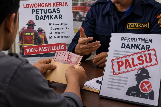 Anggota Damkar Jaktim Terancam Dipecat Usai Tipu Warga Rp70 Juta Modus Rekrutmen