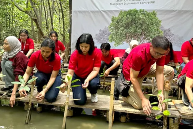 Eastspring Indonesia Tanam Mangrove di PIK, Dorong Aksi Nyata untuk Lingkungan