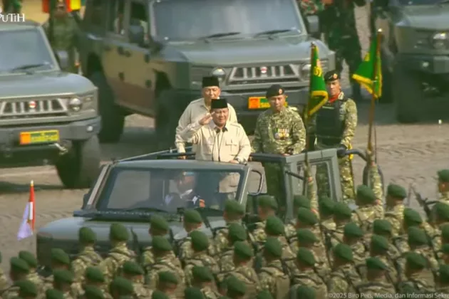 HUT Ke-81 TNI, Prabowo Resmikan Enam Kodam Baru dan Sejumlah Satuan Militer