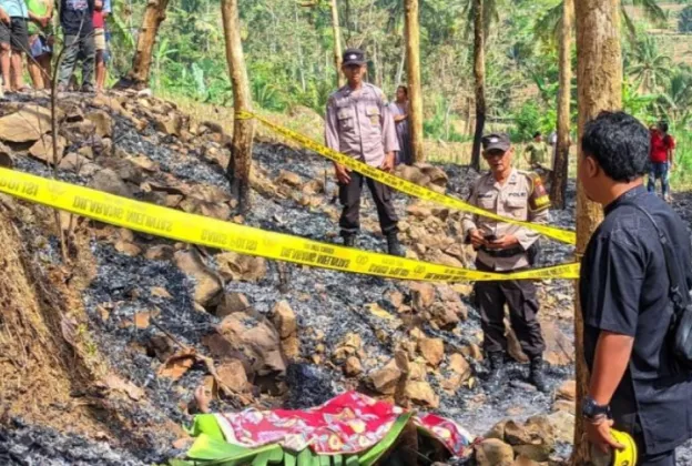 Nenek 74 Tahun Tewas Terbakar Saat Bakar Daun Jati Kering di Ladang