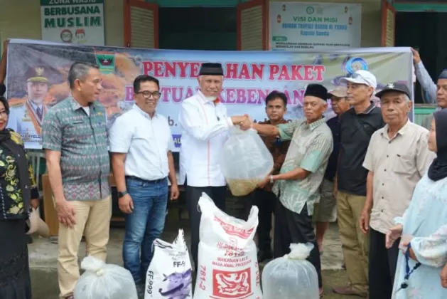 Pemprov Sumbar Salurkan 52 Ribu Bibit Ikan untuk Pembudidaya Terdampak Bencana di Solok