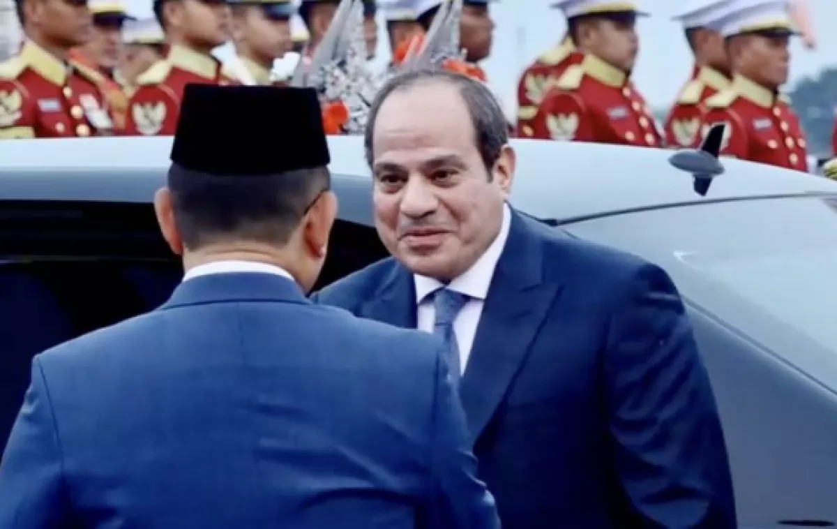 Presiden Mesir Al-Sisi Tiba di Jakarta, Bertemu Prabowo Minggu
