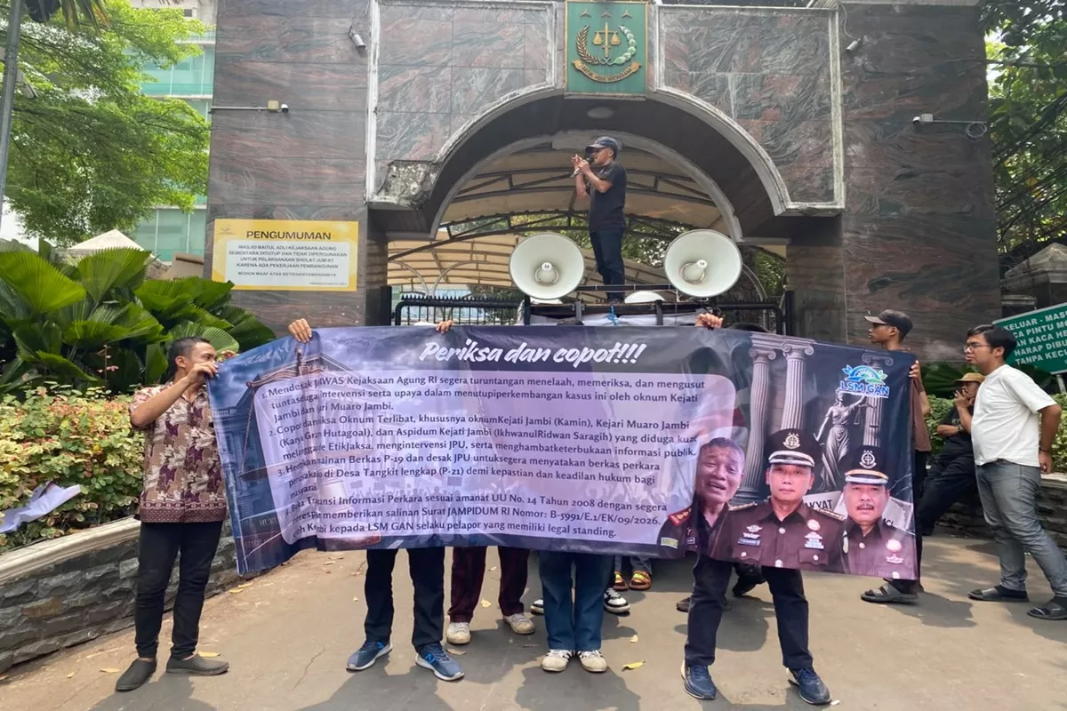 Demo di Kejagung, GAN Minta Jamwas Periksa Dugaan Intervensi Perkara di Muaro Jambi