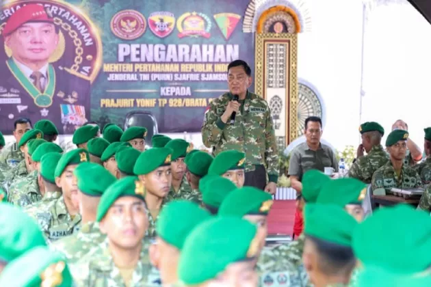 Menhan Sjafrie Sjamsoeddin Ingatkan Prajurit TNI soal Judi Online, Begini Katanya
