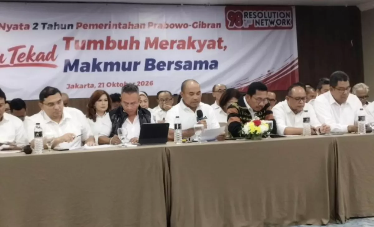 Relawan 98 Resolution Network Siap Kawal Dua Tahun Pemerintahan Prabowo-Gibran