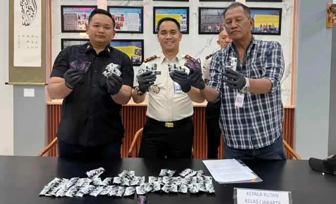 Rutan Jakarta Pusat Gagalkan Penyelundupan 65 Cartridge Vape, Dugaan Etomidate Masih Diperiksa