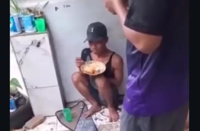 Ketahuan Maling, Pria Ini Malah Dikasih Makan Usai Diamankan Warga
