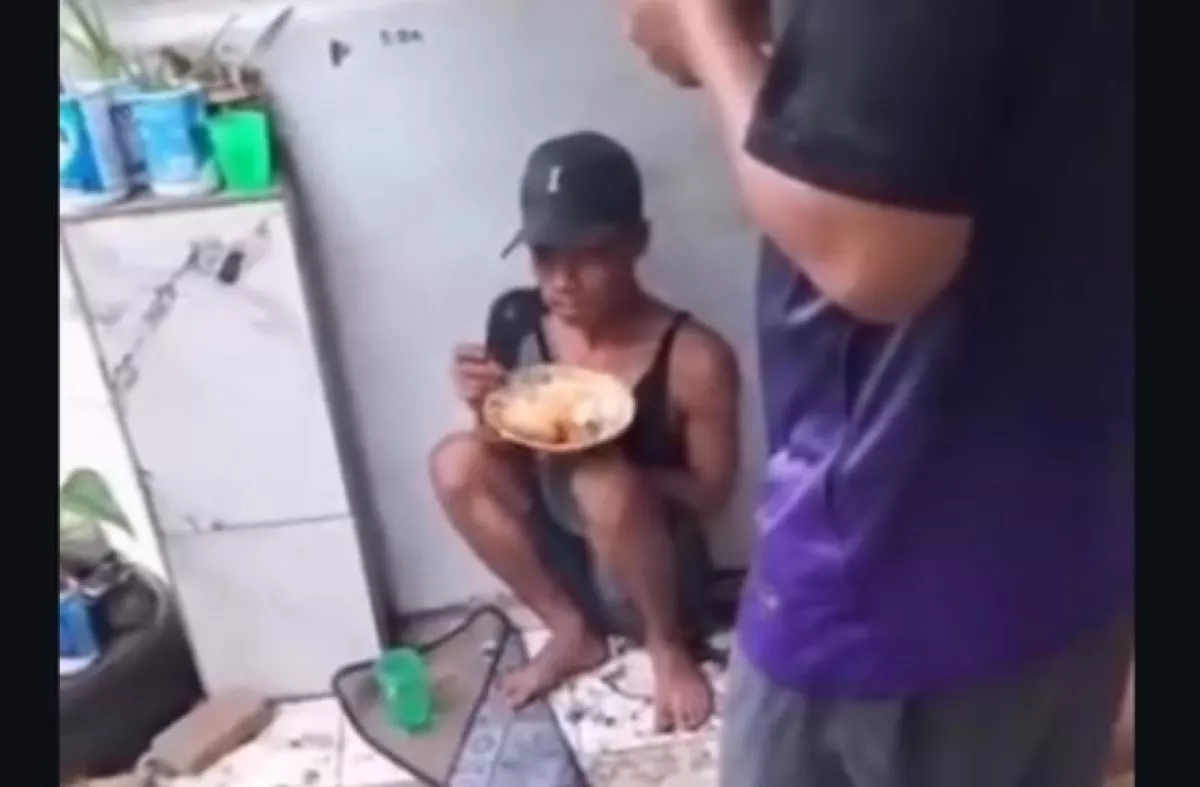 Ketahuan Maling, Pria Ini Malah Dikasih Makan Usai Diamankan Warga