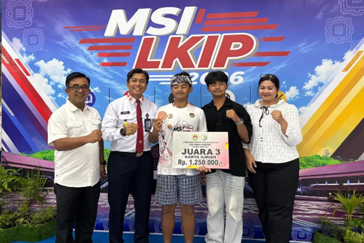 Siswa SMP Bali Hati Raih Juara III LKIP XIII 2026, Gungde Bagus Torehkan Prestasi Nasional