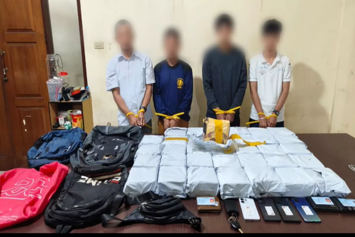 Polisi Ungkap Jalur Sabu dari Malaysia ke Pekanbaru, 5 Orang Ditangkap