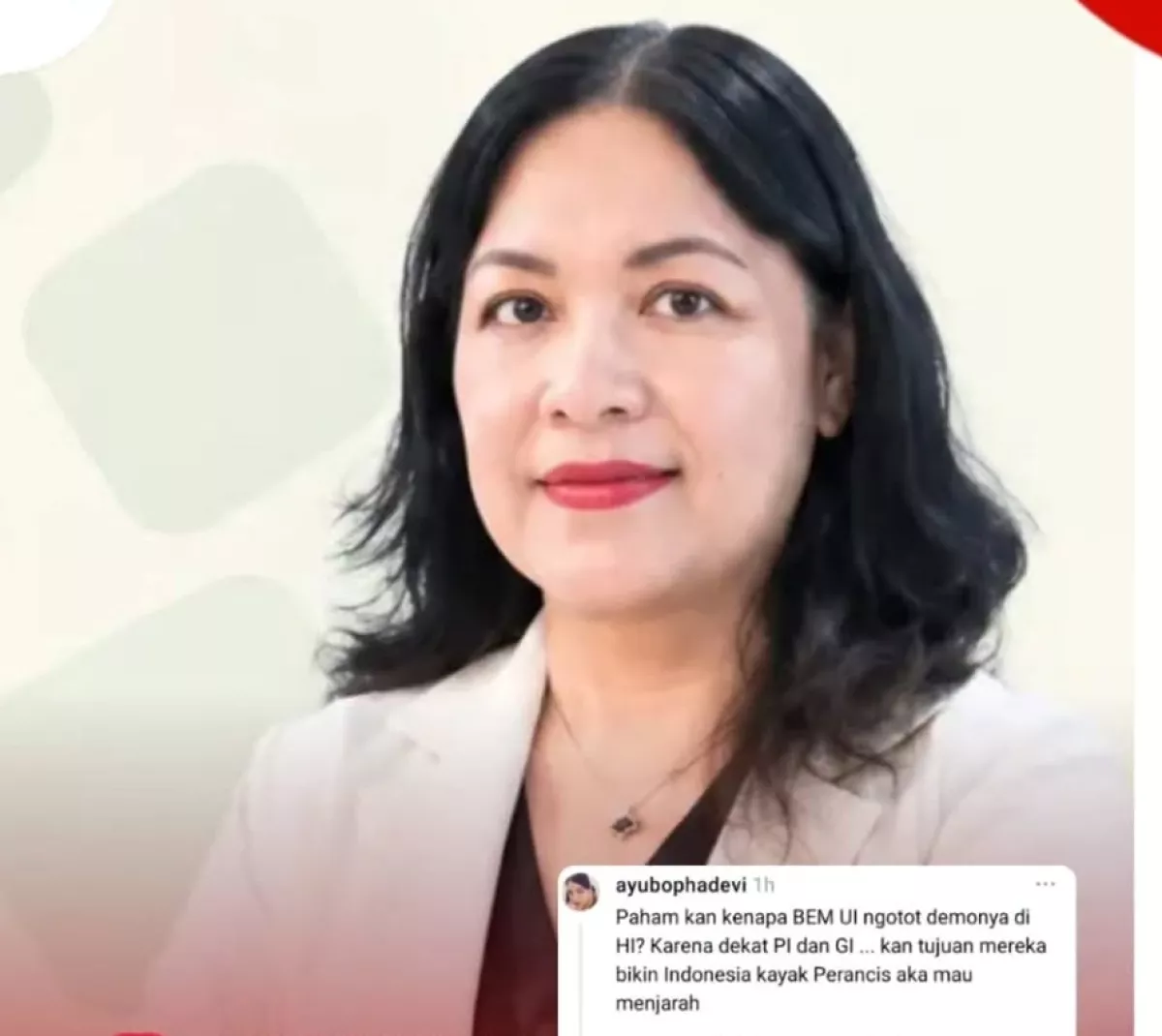 Dokter Ini Dipecat Usai Tuduh Demo BEM UI di Bundaran HI Bertujuan Menjarah