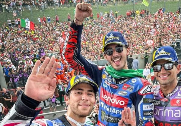 Hasil MotoGP Italia 2024: Ducati Pesta di Kandang, Marquez Gagal Podium