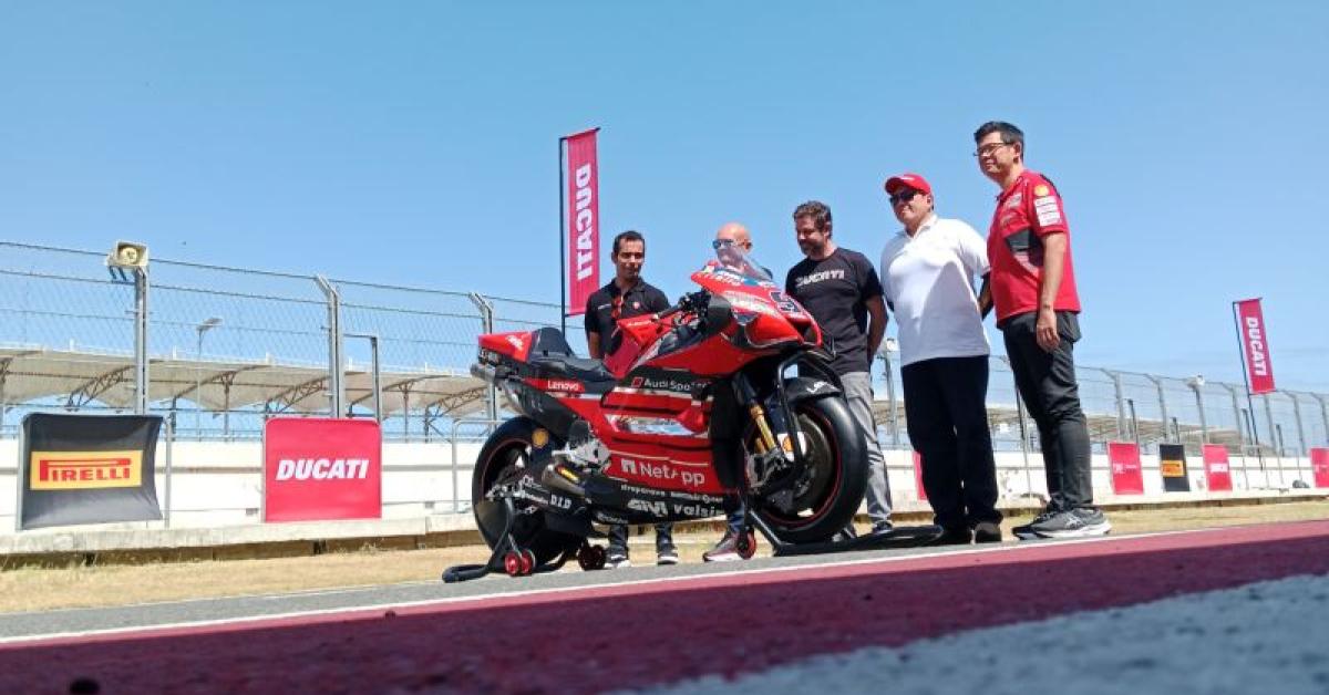 Danilo Petrucci Jadi Instruktur Ducati Riding Experience di Mandalika