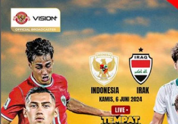 Link LIve Streaming Kualifikasi Piala Dunia 2026: Timnas Indonesia vs Irak