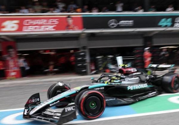 Lewis Hamilton Bersyukur Bisa Berada di Posisi Tiga Besar Kualifikasi GP Spanyol 2024