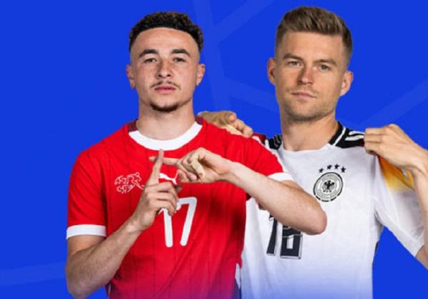 Link Live Streaming Euro 2024: Swiss vs Jerman
