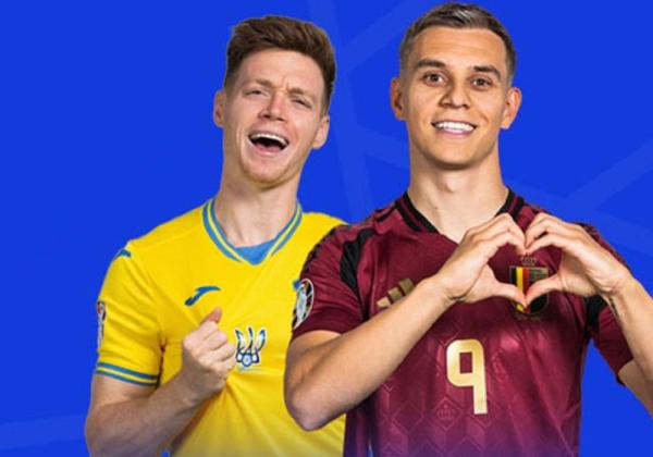 Link Live Streaming Euro 2024: Ukraina vs Belgia