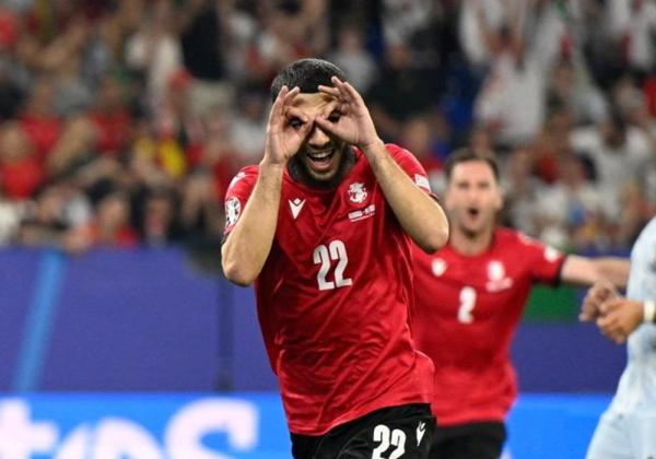 Top Skor Sementara Euro 2024, Striker Georgia Cetak Tiga Gol
