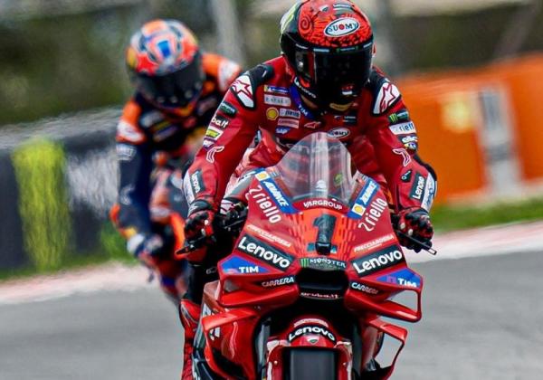 Hasil Latihan Bebas Pertama MotoGP Belanda 2024: Bagnaia Unggul Atas Marc Marquez