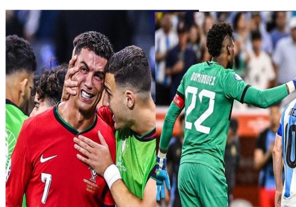 Beda Reaksi Ronaldo dan Messi Ketika Gagal Cetak Gol Penalti: CR7 Menangis, La Pulga Tidak!