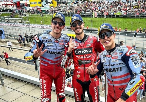 Hasil Balapan MotoGP Jerman 2024: Bagnaia Rebut Puncak Klasemen