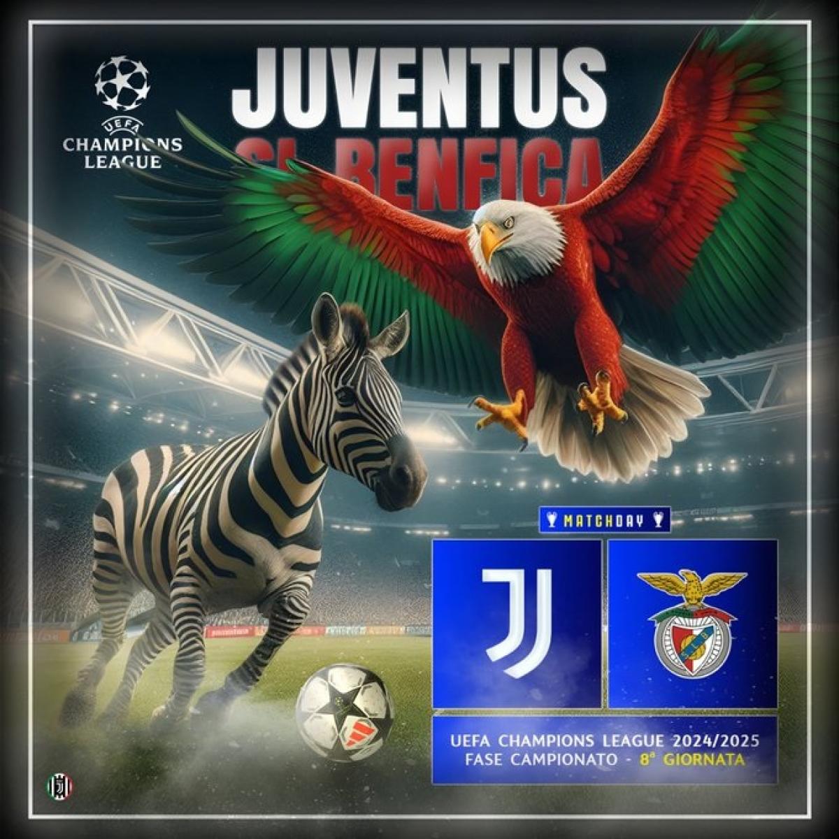 Preview Juventus vs Benfica: Bianconeri Kebanyakan Kalahnya Ketimbang Menang!