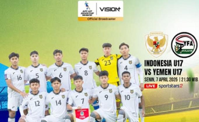 Link Live Streaming Timnas Indonesia vs Yaman di Piala Asia U-17 2025