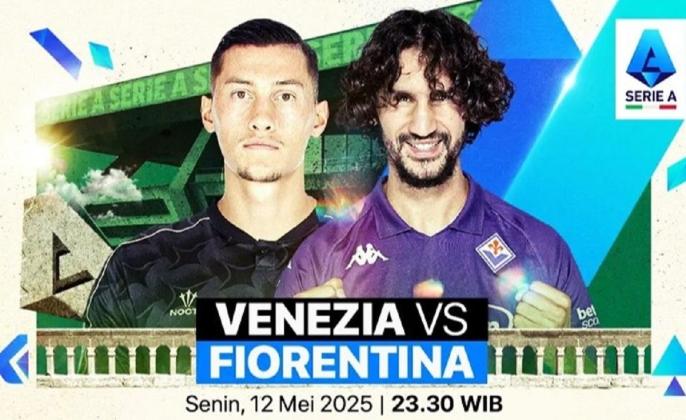 Tempat Menonton Venezia vs Fiorentina di Liga Italia 2024-2025